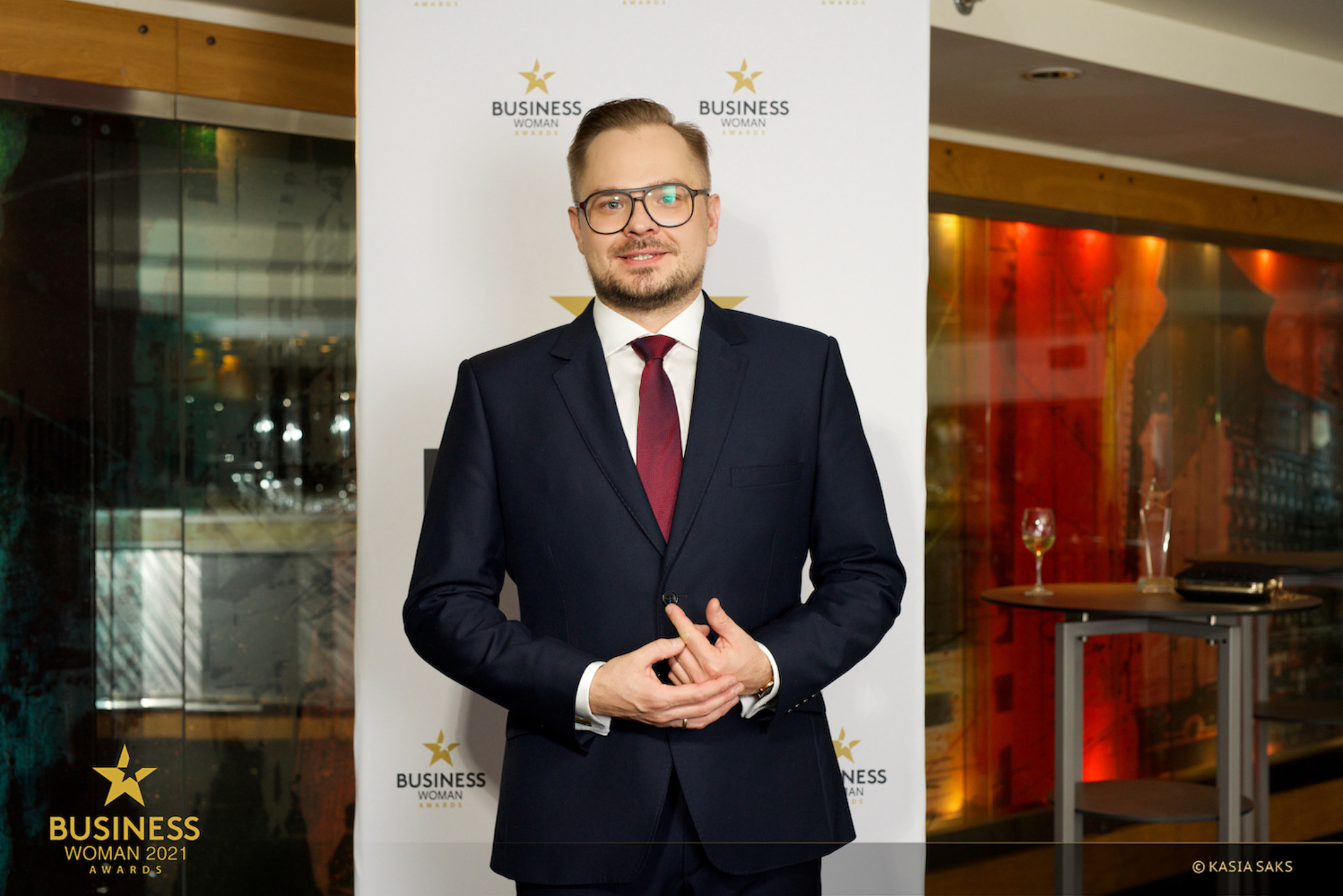 Dr Bartłomiej Machnik podczas wydarzenia branżowego